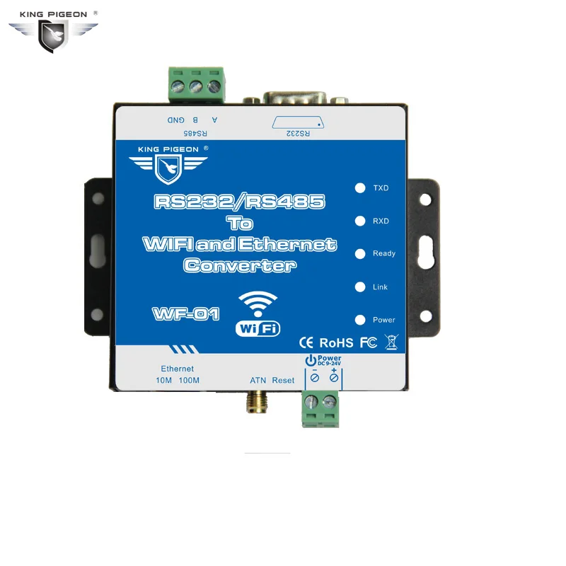 RS232/485 to WIFI /Ethernet Converter Wireless Networking Router Date Transparent Transimission Webpage Configuration WF-01
RS232/485 to WIFI /Ethernet Converter Wireless Networking Router Date Transparent Transimission Webpage Configuration WF-01