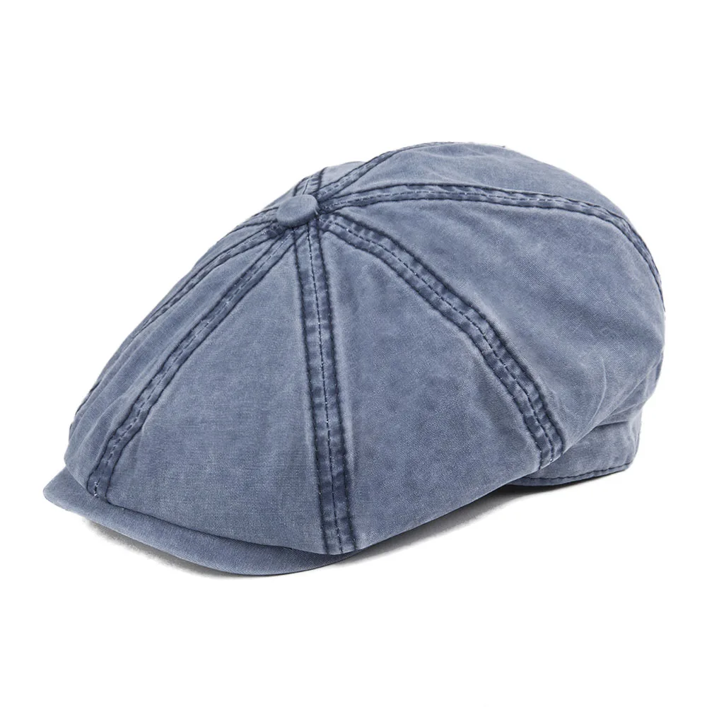 VOBOOM Navy Blue Washed Cotton Newsboy Cap 8 Panel Flat Ivy Cap Summer Light Fabrics Gatsby Hat Retro Cabbie Hats 160
VOBOOM Navy Blue Washed Cotton Newsboy Cap 8 Panel Flat Ivy Cap Summer Light Fabrics Gatsby Hat Retro Cabbie Hats 160