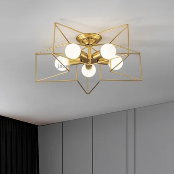 Nordic LED Ceiling Lamp Lighting Iron Pentagram Ceiling Lights Living Room Bedroom LED Decoration Luminaire Kitchen Fixtures
Nordic LED Ceiling Lamp Lighting Iron Pentagram Ceiling Lights Living Room Bedroom LED Decoration Luminaire Kitchen Fixtures