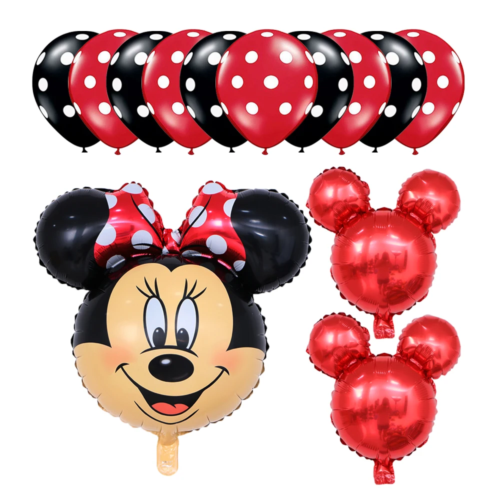 13pcs mickey minnie mouse helium foil balloons dot latex globos baby shower birthday party decor supplies kids toys
13pcs mickey minnie mouse helium foil balloons dot latex globos baby shower birthday party decor supplies kids toys