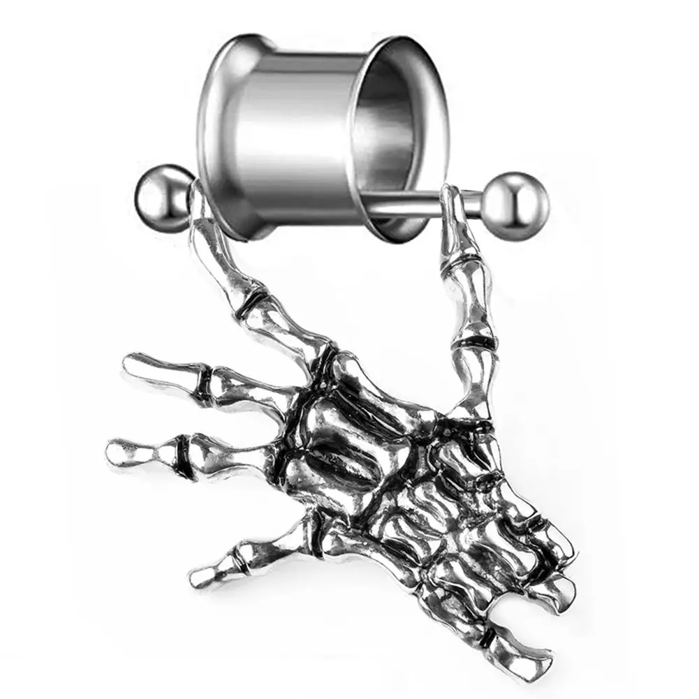 Fashion Unisex Skeleton Hand Pendant Barbell Ear Flesh Tunnel Expander Piercing Drop shipping wholesale
Fashion Unisex Skeleton Hand Pendant Barbell Ear Flesh Tunnel Expander Piercing Drop shipping wholesale