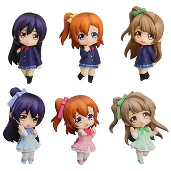 Anime love Live! School Idol Project Juguetes PVC Action Figures Brinquedos Model Doll Kids Toys 6pcs/set Kousaka Honoka Minami
Anime love Live! School Idol Project Juguetes PVC Action Figures Brinquedos Model Doll Kids Toys 6pcs/set Kousaka Honoka Minami