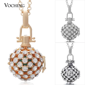 Wholesale 10pcs/lot 3 Colors Copper Metal Vocheng Chime Harmony Necklaces with Stainless Steel Chain VA-042*10 Free Shipping
Wholesale 10pcs/lot 3 Colors Copper Metal Vocheng Chime Harmony Necklaces with Stainless Steel Chain VA-042*10 Free Shipping