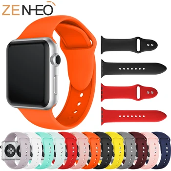 Soft Silicone Sport Band for Apple Watch Series 1/2/3 38MM 42MM Rubber Strap Replacement Watchband for iWatch series 4 Wristband
Soft Silicone Sport Band for Apple Watch Series 1/2/3 38MM 42MM Rubber Strap Replacement Watchband for iWatch series 4 Wristband