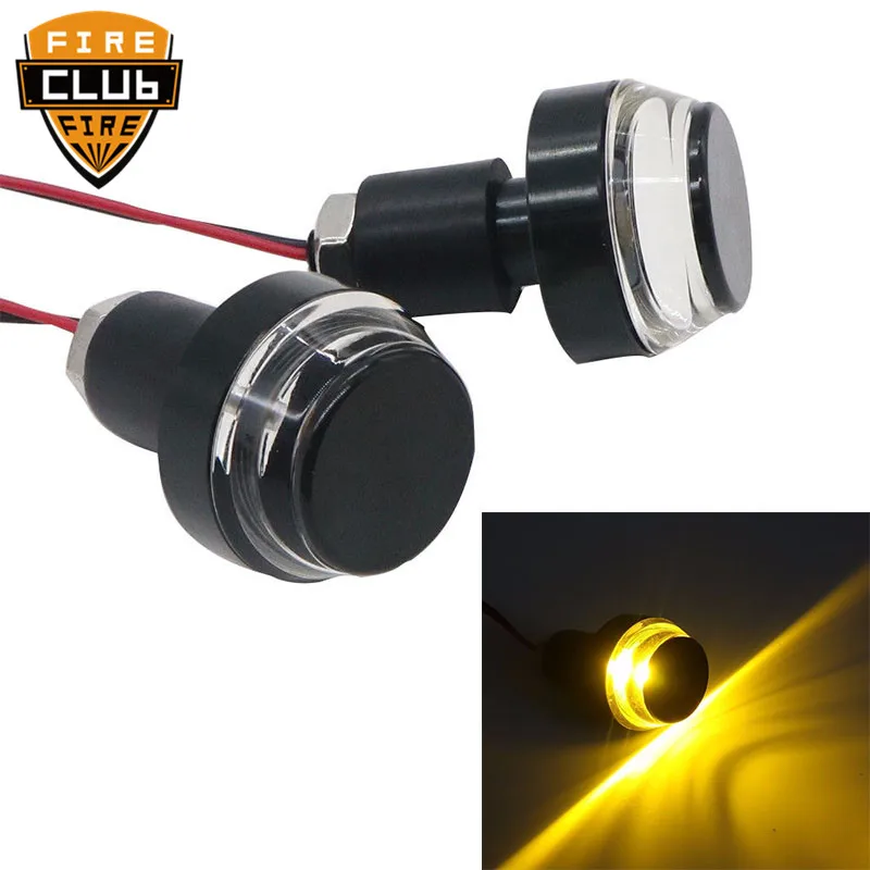 12V Motorcycle Handlebar End LED Turn Signal Light Amber Moto Handle Bar Grip Plug Side Marker Lamp
12V Motorcycle Handlebar End LED Turn Signal Light Amber Moto Handle Bar Grip Plug Side Marker Lamp