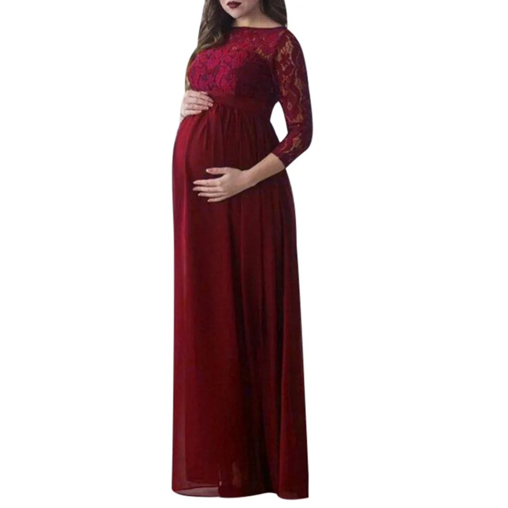 Pregnant Dress Womens Pregnants Long Sleeves Lace Photography Props Long Maxi Dress Maternity Dresses For Photo Shoot Vestidos
Pregnant Dress Womens Pregnants Long Sleeves Lace Photography Props Long Maxi Dress Maternity Dresses For Photo Shoot Vestidos