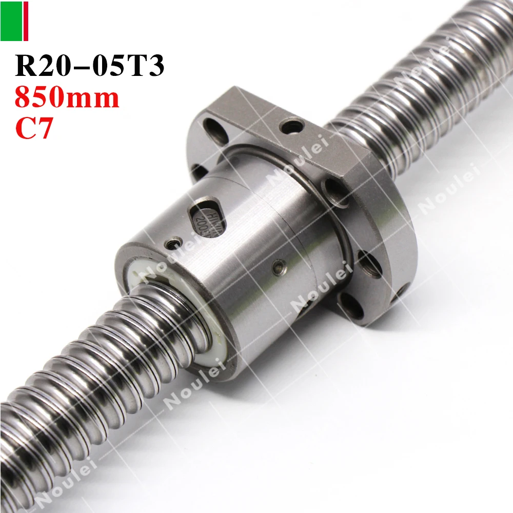 2005 ball screw 850mm with 5mm lead Ballnut FSI2005 C7 for linear motion diy cnc parts
2005 ball screw 850mm with 5mm lead Ballnut FSI2005 C7 for linear motion diy cnc parts