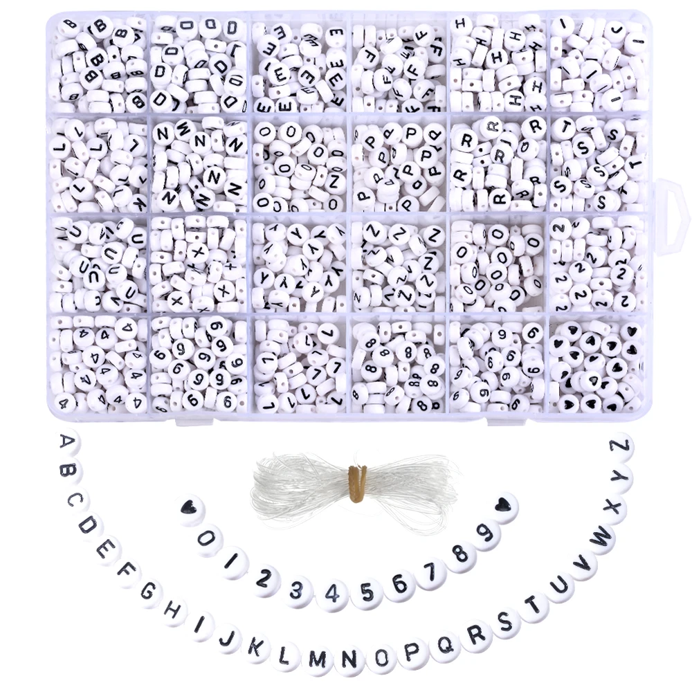 1850pcs Acrylic Mixed Letter And Number Beads Circle Round Individual Letter Alphabet Beads For DIY Bracelet Jewelry Making
1850pcs Acrylic Mixed Letter And Number Beads Circle Round Individual Letter Alphabet Beads For DIY Bracelet Jewelry Making
