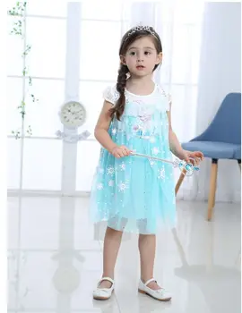 Girls Embroidered Mesh Dress The Frozen Elsa Princess Dresses Christmas Evening Girl Costume flow girl dress 3-8Y
Girls Embroidered Mesh Dress The Frozen Elsa Princess Dresses Christmas Evening Girl Costume flow girl dress 3-8Y
