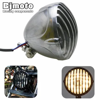 Finned Grill Custom Brass Headlight Old School Scalloped Vintage For Harley Cafe Chopper Bobber Racer Custom Motor Headlamp
Finned Grill Custom Brass Headlight Old School Scalloped Vintage For Harley Cafe Chopper Bobber Racer Custom Motor Headlamp