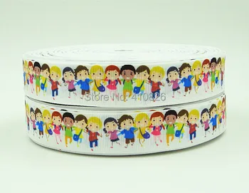 Q&N ribbon wholesale/OEM 7/8inch 22mm 140901005 Happy School Kids Printed grosgrain ribbon 50yds/roll free shipping
Q&N ribbon wholesale/OEM 7/8inch 22mm 140901005 Happy School Kids Printed grosgrain ribbon 50yds/roll free shipping