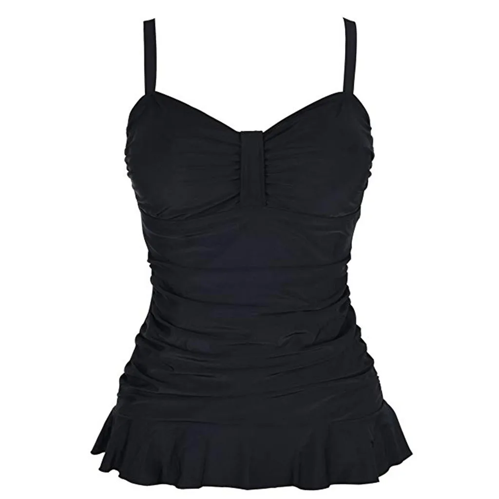 Women Straps Swimsuit Top Maillot De Bain Femme 2019 Solid Bikini Top Lace-Up Swimsuits For Women Ruffles Sexy Swimsuits 2019
Women Straps Swimsuit Top Maillot De Bain Femme 2019 Solid Bikini Top Lace-Up Swimsuits For Women Ruffles Sexy Swimsuits 2019