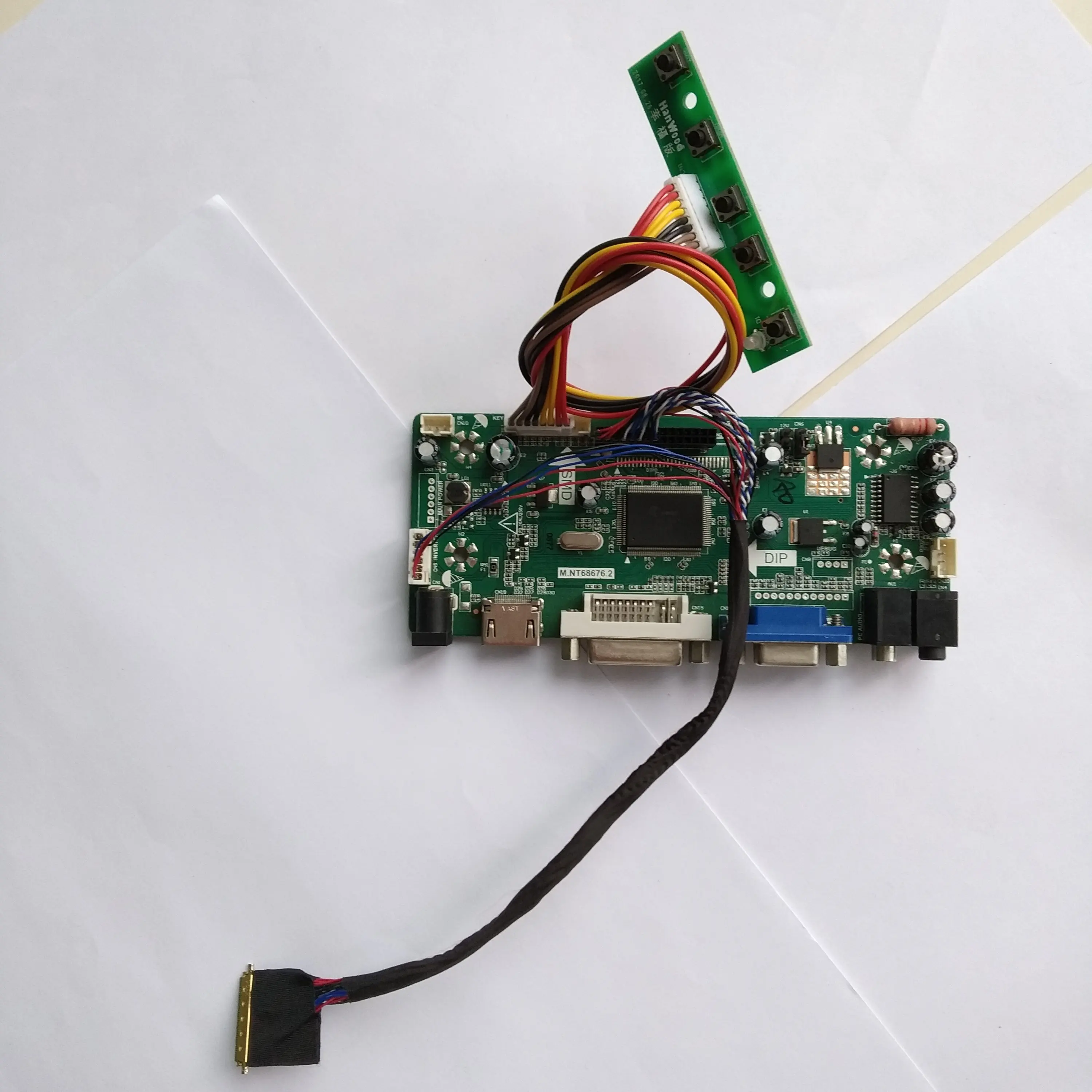 For B101AW02 V3 Controller kit VGA HDMI Driver board Panel Screen 10.1" DVI LVDS monitor Card LCD LED 1024X600
For B101AW02 V3 Controller kit VGA HDMI Driver board Panel Screen 10.1" DVI LVDS monitor Card LCD LED 1024X600