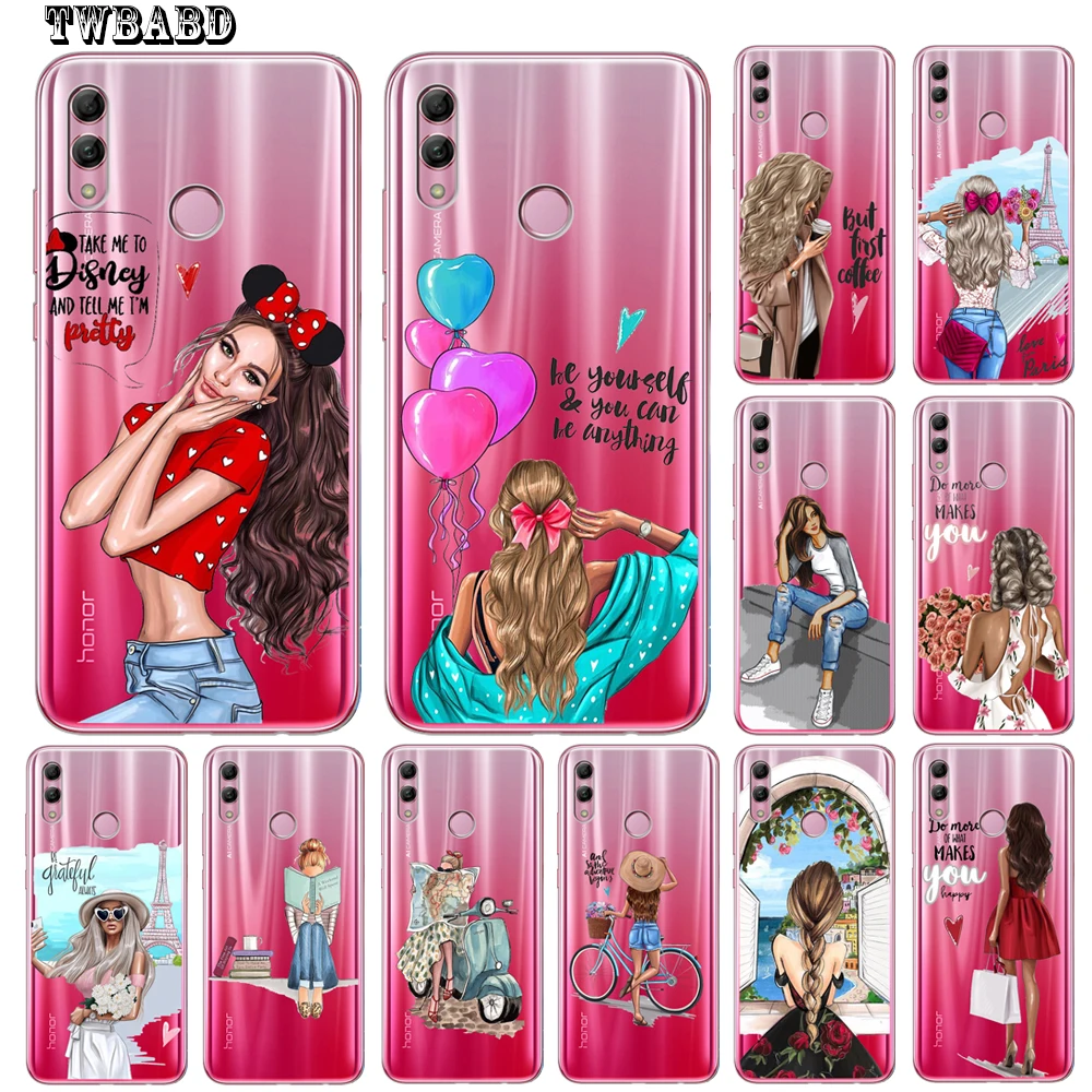 Fashion Girls Phone Case For Cover Huawei Honor 8x 9 Lite 10 9 8 8x 8c 8Lite 7A 7C 5.7 5.99" 7A Pro7 7X 6X 6A Capa Etui Capa
Fashion Girls Phone Case For Cover Huawei Honor 8x 9 Lite 10 9 8 8x 8c 8Lite 7A 7C 5.7 5.99" 7A Pro7 7X 6X 6A Capa Etui Capa