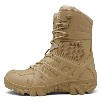 Men Desert Military Boots High Top Tactical Boots Male Shoes Outdoor Waterproof Non-Slip Men Combat Army Boots plus sizes 39-47
Men Desert Military Boots High Top Tactical Boots Male Shoes Outdoor Waterproof Non-Slip Men Combat Army Boots plus sizes 39-47