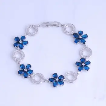 Love Monologue New Design Blue & White Cubic Zirconia Flower Link Bracelets for Women Chain Length 18.5CM B0091 Free Jewelry Bag
Love Monologue New Design Blue & White Cubic Zirconia Flower Link Bracelets for Women Chain Length 18.5CM B0091 Free Jewelry Bag