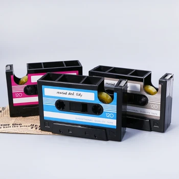 Multi-function Cute Music tape Table Base Pen Holder Vase Pencil Pot Stationery Desk Tidy Container Office Stationery Supplies
Multi-function Cute Music tape Table Base Pen Holder Vase Pencil Pot Stationery Desk Tidy Container Office Stationery Supplies