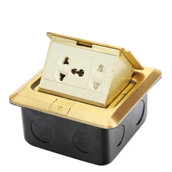 Factory direct sale / pop up copper alloy multifunctional five hole ground socket copper plug DC-021
Factory direct sale / pop up copper alloy multifunctional five hole ground socket copper plug DC-021