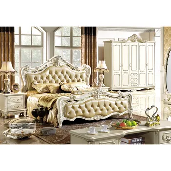 antique hand carved bed luxury Top quality Europe style bedroom furniture classical leather bed
antique hand carved bed luxury Top quality Europe style bedroom furniture classical leather bed