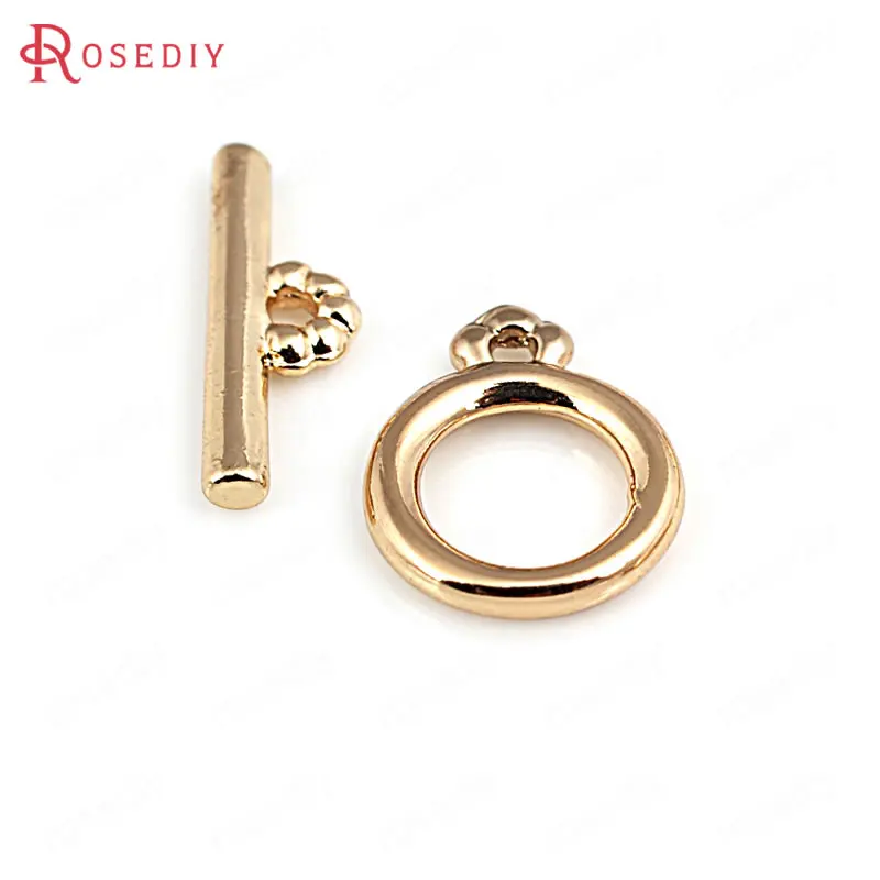 6 Sets 24K Champagne Gold Color Plated Brass Bracelet O Toggle Clasps High Quality Diy Jewelry Accessories
6 Sets 24K Champagne Gold Color Plated Brass Bracelet O Toggle Clasps High Quality Diy Jewelry Accessories