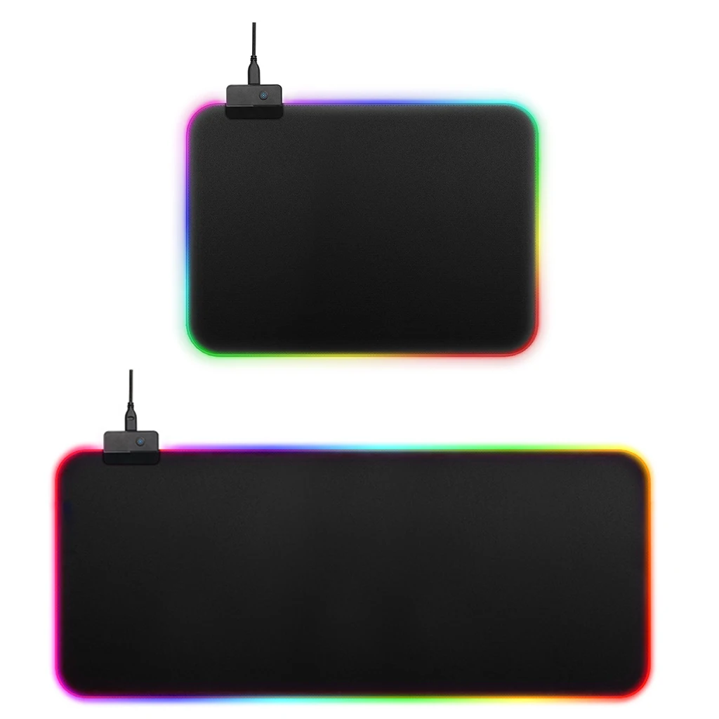 Gaming Mouse Pad RGB LED Lighting 7 Colorful Large Mousepad Mouse Mat Keyboard Pad Non-Slip
Gaming Mouse Pad RGB LED Lighting 7 Colorful Large Mousepad Mouse Mat Keyboard Pad Non-Slip