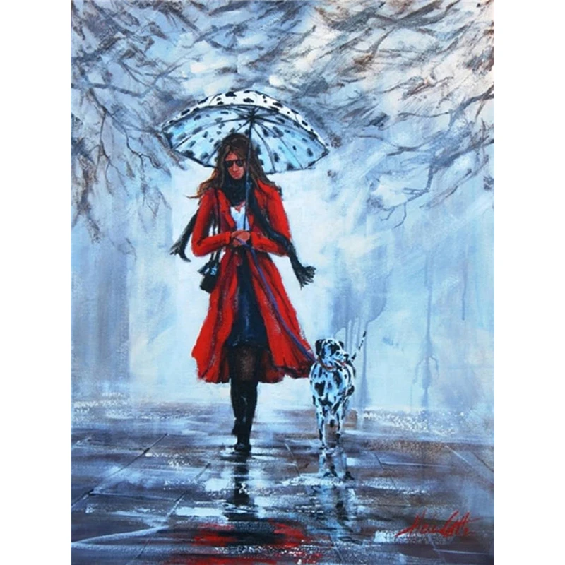 YIKEE decorative canvas oil painting by numbers,diy paint by numbers Women and pet dogs
YIKEE decorative canvas oil painting by numbers,diy paint by numbers Women and pet dogs