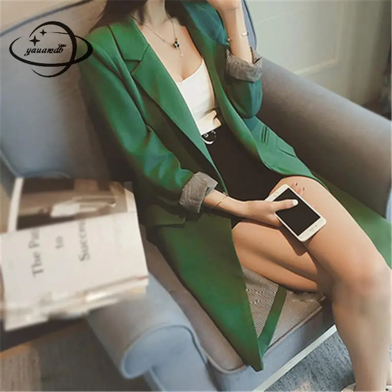 Yauamdb Women Blazer Spring Autumn S-3xl Female Blazer Ladies Solid Pockets Slim Jacket Turn-down Collar Fashion Office Coat Y65
Yauamdb Women Blazer Spring Autumn S-3xl Female Blazer Ladies Solid Pockets Slim Jacket Turn-down Collar Fashion Office Coat Y65
