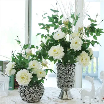 5p Artificial Peony (3 head/piece) Floor Mounted Peony Hot Pink/Champagn/Cream Color Peony Flower Stems for Wedding Centerpieces
5p Artificial Peony (3 head/piece) Floor Mounted Peony Hot Pink/Champagn/Cream Color Peony Flower Stems for Wedding Centerpieces