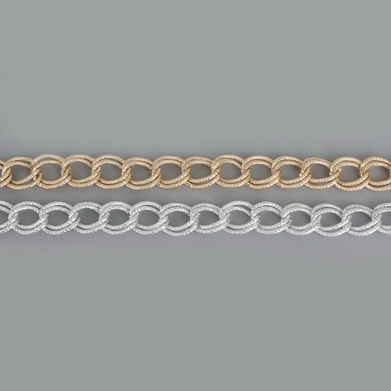 1meter 19x17mm Gold Silver Bulk Aluminum Curb Chains Necklace Bracelet For Women Men Jewelry Findings Components DIY Material
1meter 19x17mm Gold Silver Bulk Aluminum Curb Chains Necklace Bracelet For Women Men Jewelry Findings Components DIY Material