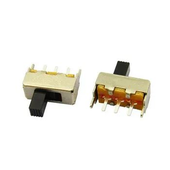 

150pcs SS-12F44(1P2T) slide switch mounting switches 3 pins 2 positions mini button DC 50V 0.5A wholesale price