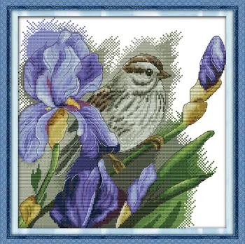 Joy Sunday The sparrow and flowers cross stitch Set For Embroidery kits counted print Cross Stitch Embroidery kit Needlework Set
Joy Sunday The sparrow and flowers cross stitch Set For Embroidery kits counted print Cross Stitch Embroidery kit Needlework Set