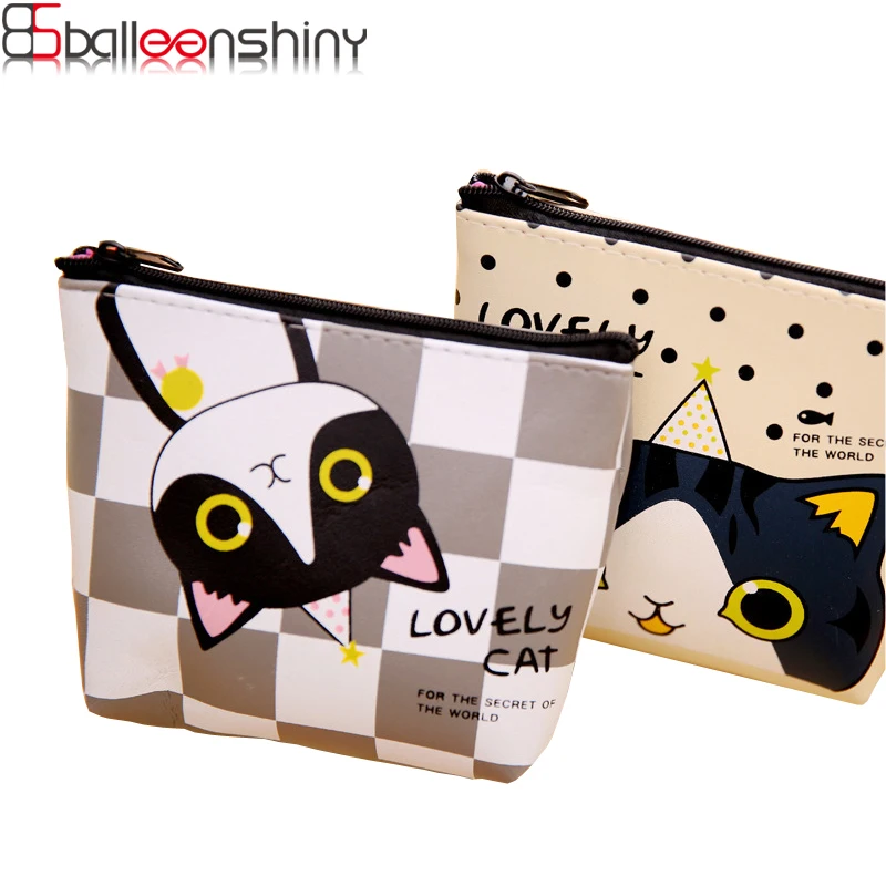 BalleenShiny Creative Cute Cartoon Zero Wallet Cat PU Coin bag Sundries Organizer Cosmetics Storage bag Multi-function Bags
BalleenShiny Creative Cute Cartoon Zero Wallet Cat PU Coin bag Sundries Organizer Cosmetics Storage bag Multi-function Bags