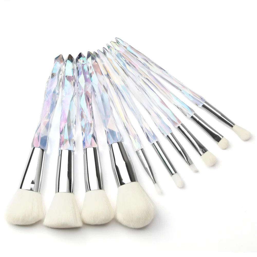 10Pcs Diamond Professional Makeup Brush Set Cosmetic Powder Foundation Eye Shadow Lip Eyebrow Blush Makeup Brushes Kit
10Pcs Diamond Professional Makeup Brush Set Cosmetic Powder Foundation Eye Shadow Lip Eyebrow Blush Makeup Brushes Kit