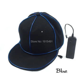 New Design Popular Cold Light Rave Costume Hip-hop Hat Illuminate Neon Led Bulbs Thread Halloween B-Boy Cap with DC3V Converter
New Design Popular Cold Light Rave Costume Hip-hop Hat Illuminate Neon Led Bulbs Thread Halloween B-Boy Cap with DC3V Converter