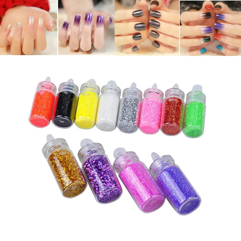 Biutee 1 set 12 Color Nail Glitter Powder Dust 3D Nail Art Decoration Nail Art Bottle Tip Set
Biutee 1 set 12 Color Nail Glitter Powder Dust 3D Nail Art Decoration Nail Art Bottle Tip Set