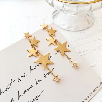 2019 New Arrival Metal Trendy Star Women Dangle Earrings Long Earrings For Women Drops Earrings Bohemian Earrings
2019 New Arrival Metal Trendy Star Women Dangle Earrings Long Earrings For Women Drops Earrings Bohemian Earrings