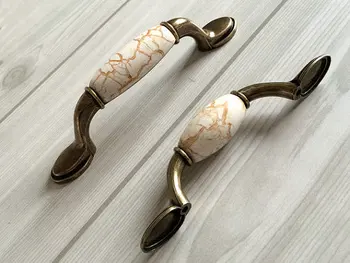 3" 3 3/4" Dresser Pull Drawer Pulls Metal Ceramic Cream Antique Bronze Kitchen Cabinet Handle Door Knobs Pull Hardware 76 96 mm
3" 3 3/4" Dresser Pull Drawer Pulls Metal Ceramic Cream Antique Bronze Kitchen Cabinet Handle Door Knobs Pull Hardware 76 96 mm
