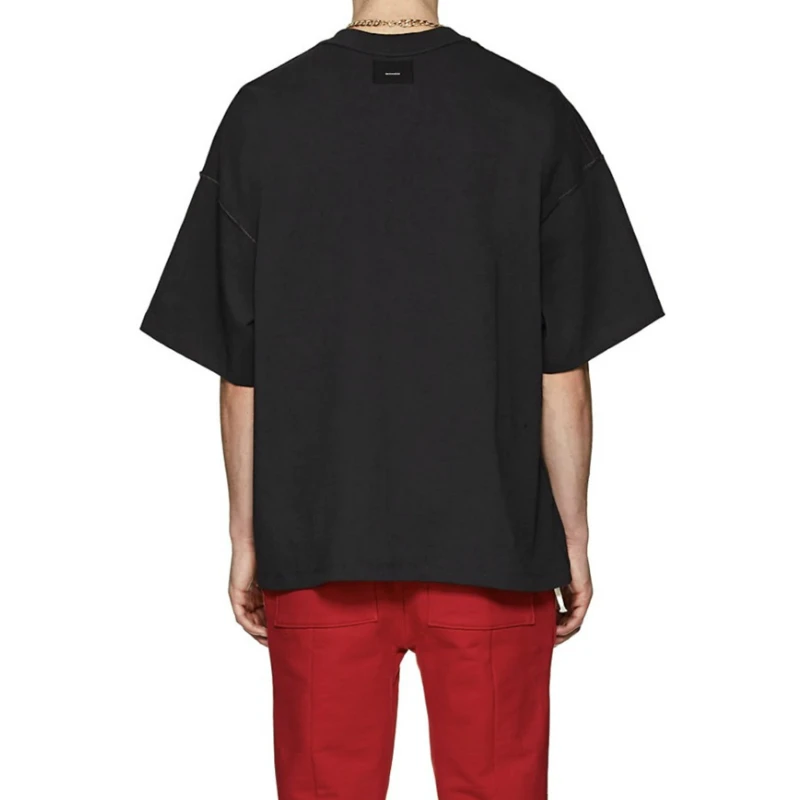 Distressing Heavy Cotton Reversible T-shirt Oversize Fit Inside/out Styling Tee Summer Hip Hop Streetwear
Distressing Heavy Cotton Reversible T-shirt Oversize Fit Inside/out Styling Tee Summer Hip Hop Streetwear