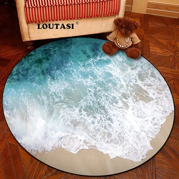 LOUTASI Round Carpet Wave Printed Carpets Anti-slip Rugs Soft Flannel Computer Chair Mat Floor Mat for Living Room Home Decor
LOUTASI Round Carpet Wave Printed Carpets Anti-slip Rugs Soft Flannel Computer Chair Mat Floor Mat for Living Room Home Decor