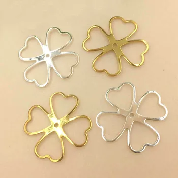 Vintage Filigree Flower 4 Heart Petals Connector Charms Pendant DIY European Style Jewelry Making
Vintage Filigree Flower 4 Heart Petals Connector Charms Pendant DIY European Style Jewelry Making