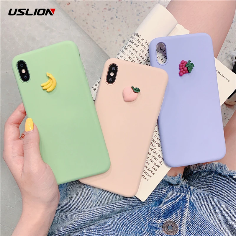 USLION Soft Phone Case For iphone XS Max XR X 6 6S 7 8 Plus Silicon Fruit Lovely Fashion Chic Ultrathin Phone Back Cases Cover
USLION Soft Phone Case For iphone XS Max XR X 6 6S 7 8 Plus Silicon Fruit Lovely Fashion Chic Ultrathin Phone Back Cases Cover