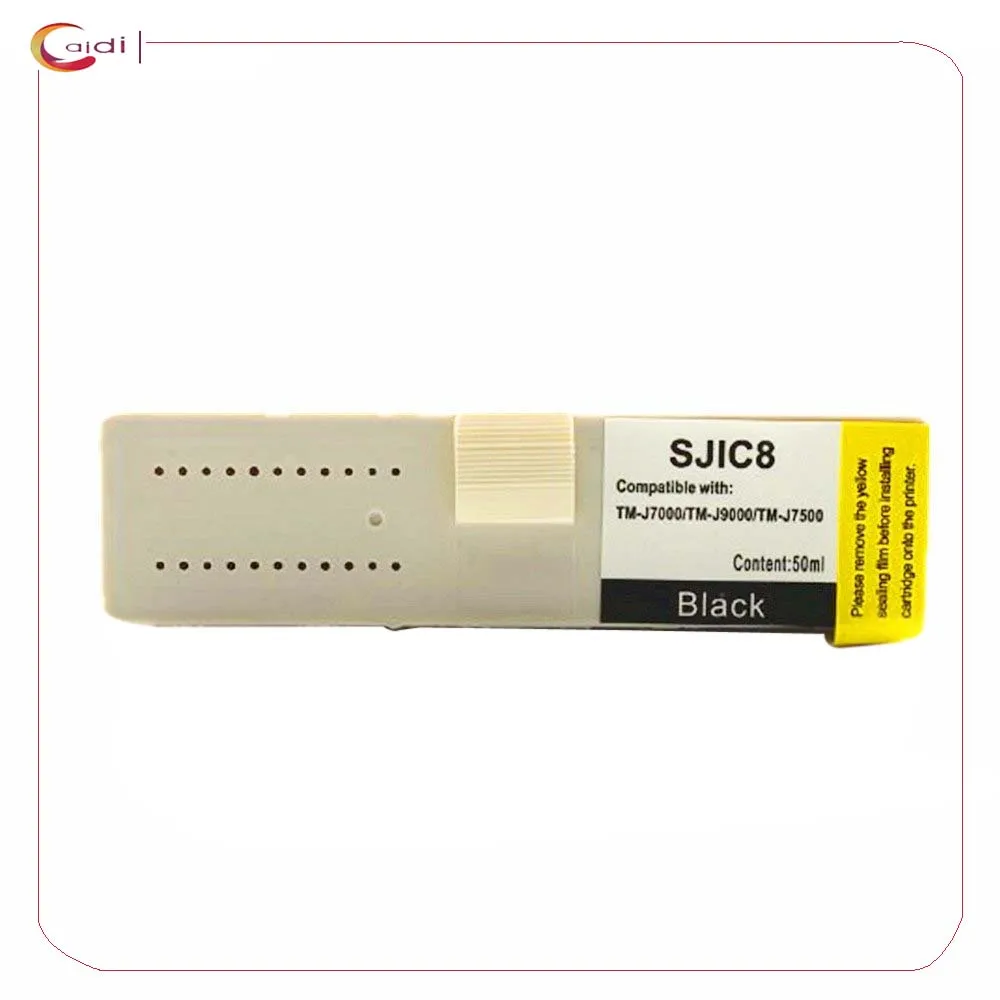 Совместимый чернильный картридж Epson SJIC8, совместим с Epson TM-J7500/TM-J7000/TM-J9000 струйный принтер
Совместимый чернильный картридж Epson SJIC8, совместим с Epson TM-J7500/TM-J7000/TM-J9000 струйный принтер