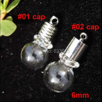 Free ship! 50pcss/lot 6mm bamboo joint ball glass vial pendant, glass pendant, glass bottle with metal cap plug charm pendants
Free ship! 50pcss/lot 6mm bamboo joint ball glass vial pendant, glass pendant, glass bottle with metal cap plug charm pendants