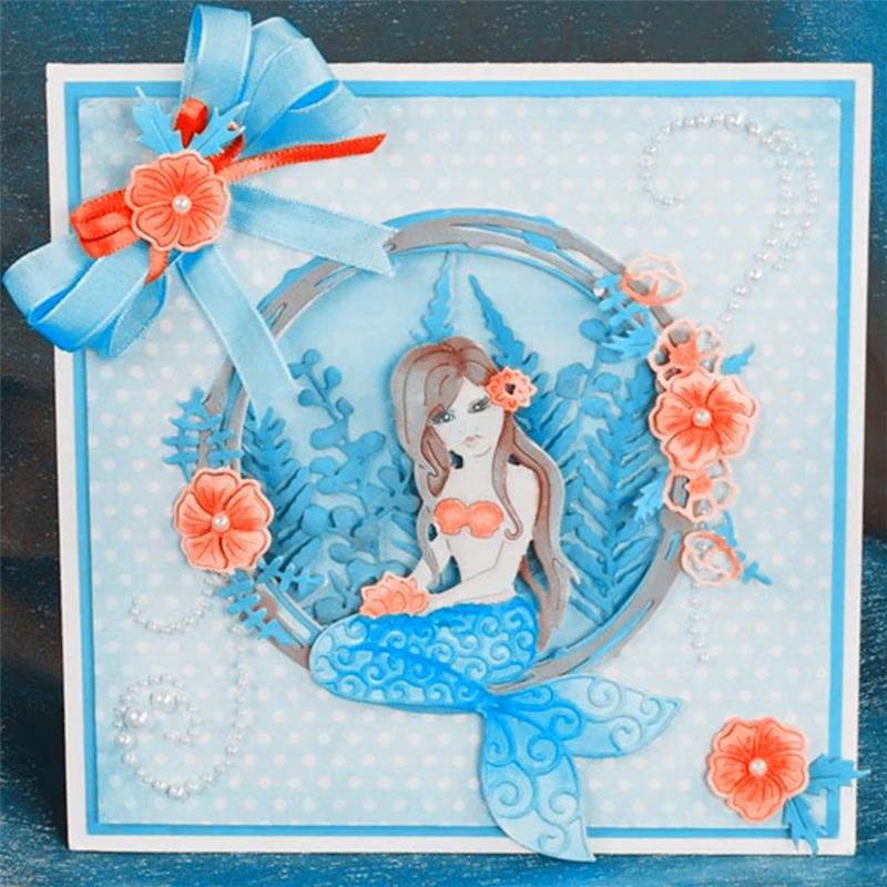 1PCS Mermaid Metal Dies Cutting Embossing Stencils Scrapbooking Paper Card Album Decorative Craft
1PCS Mermaid Metal Dies Cutting Embossing Stencils Scrapbooking Paper Card Album Decorative Craft