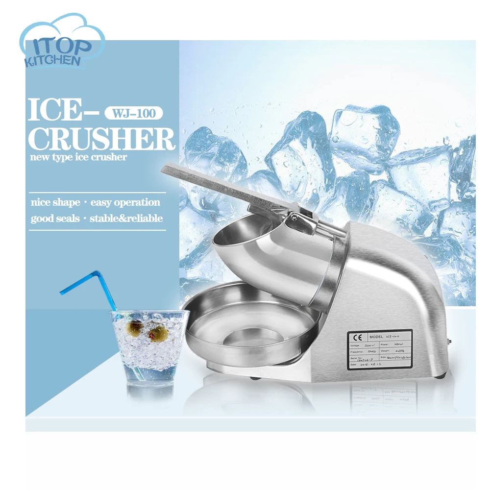 Commercial & Household Electric Ice Crusher Ice Shaver Machine DIY Ice Cold Drinks Powerful Ice Blender Dessert Maker For Summer
Commercial & Household Electric Ice Crusher Ice Shaver Machine DIY Ice Cold Drinks Powerful Ice Blender Dessert Maker For Summer