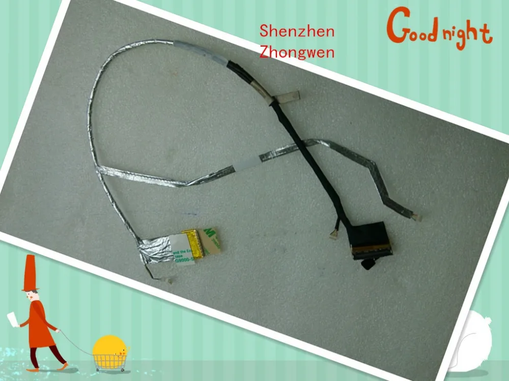 Genuine New Free Shipping LCD Screen Video Ribbon Cable For HP Pavilion DV7 DV7-6000 DV7-6100 DV7-6C00 17.3" LED 50.4RN10.022
Genuine New Free Shipping LCD Screen Video Ribbon Cable For HP Pavilion DV7 DV7-6000 DV7-6100 DV7-6C00 17.3" LED 50.4RN10.022
