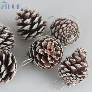 Zilue 6pcs/Pack Christmas Tree Pinecone Pendant Natural Pinecones Dyed White Harmless Hanging Ornament 5CM Christmas Decorations
Zilue 6pcs/Pack Christmas Tree Pinecone Pendant Natural Pinecones Dyed White Harmless Hanging Ornament 5CM Christmas Decorations