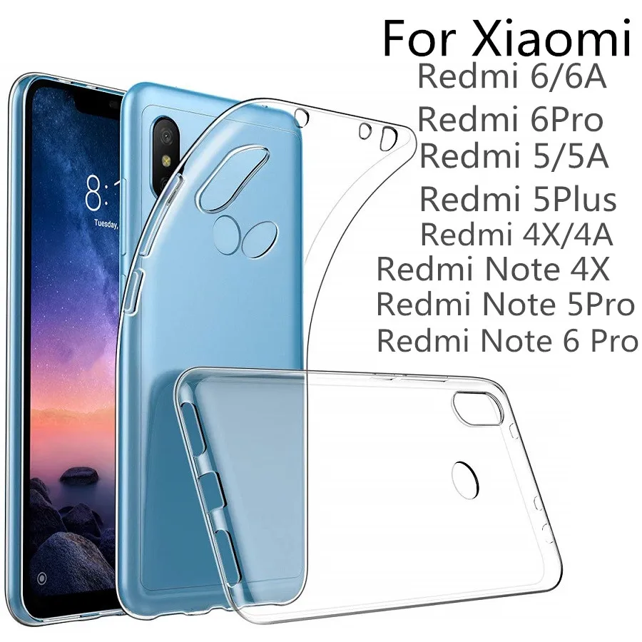 VSKEY 100PCS TPU Phone Case For Xiaomi Redmi Note 6 Pro 5A 4X 4A 6A High Bright Clear Ultra Thin Soft Transparent Silicone Cover
VSKEY 100PCS TPU Phone Case For Xiaomi Redmi Note 6 Pro 5A 4X 4A 6A High Bright Clear Ultra Thin Soft Transparent Silicone Cover