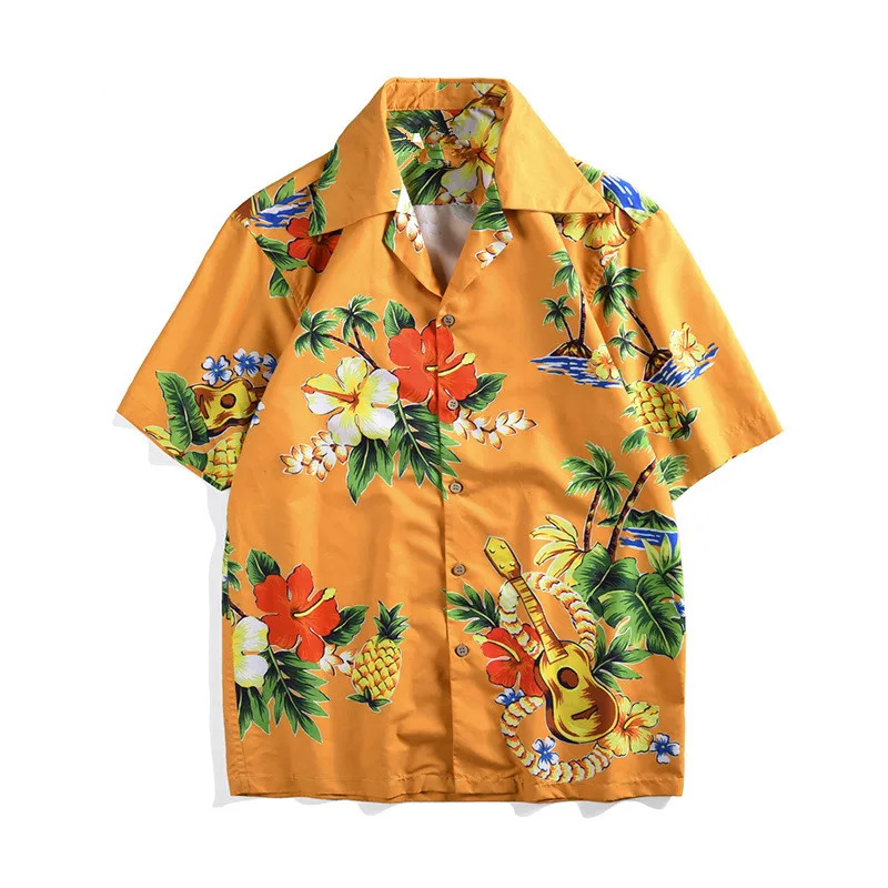 Summer holiday style floral print Men's Shirts Chic floral print beach loose Shirt Tops A346
Summer holiday style floral print Men's Shirts Chic floral print beach loose Shirt Tops A346