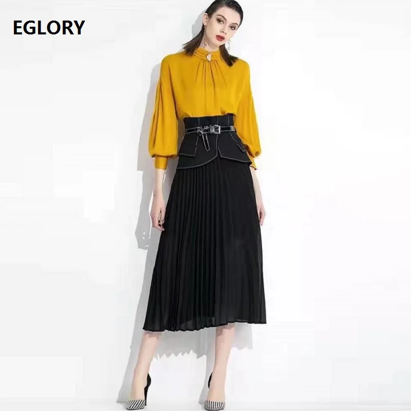 Top Grade Designer Clothing Sets 2019 Autumn Fashion Suits Women Long Sleeve White Shirt+Wide Leg Pant Sets & Suits 2 Piece
Top Grade Designer Clothing Sets 2019 Autumn Fashion Suits Women Long Sleeve White Shirt+Wide Leg Pant Sets & Suits 2 Piece